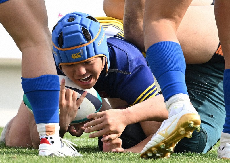 全国高校ラグビー：京都成章38－19東福岡 京都成章、壁越えた