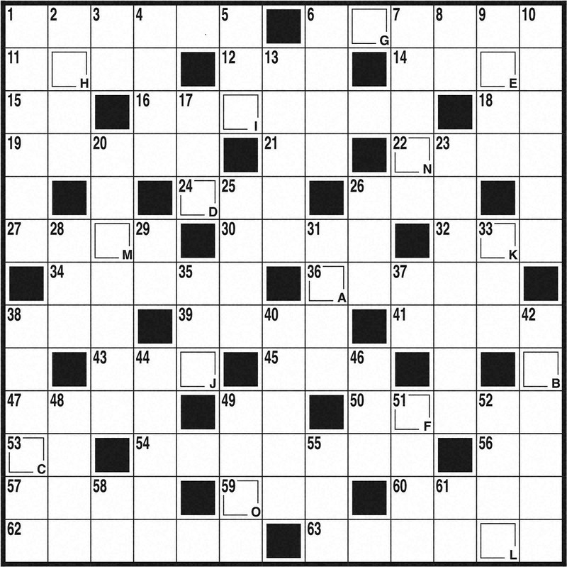 クロスワード印刷用：クロスワード「第914回」 | 毎日新聞