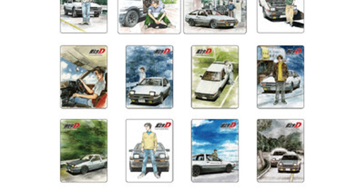プレスリリース：全12種類『頭文字D』コミック表紙マグネット、「東京