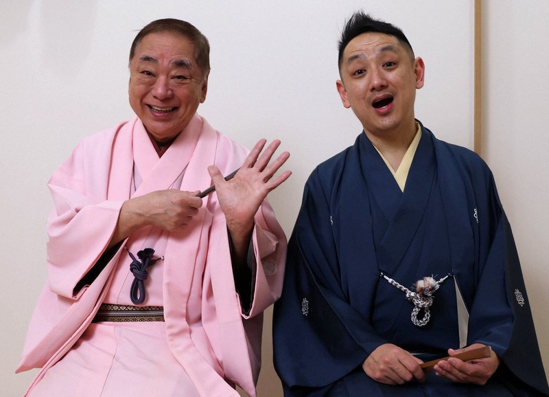 最近、好楽やる気です」「よせよ」 好楽・円楽親子の新春落語論 | 毎日新聞