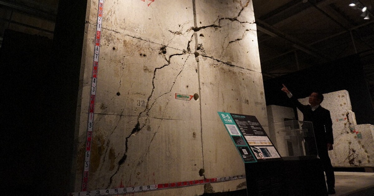 爪痕が語る阪神大震災　ひび割れた橋脚など11日に特別公開