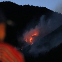 扇山の山林火災 3日目も延焼続く [写真特集1/5] | 毎日新聞