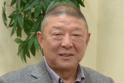 ショウワコーポレーション監督に就任した奥代恭一さん＝2025年12月19日午後2時57分、平本泰章撮影