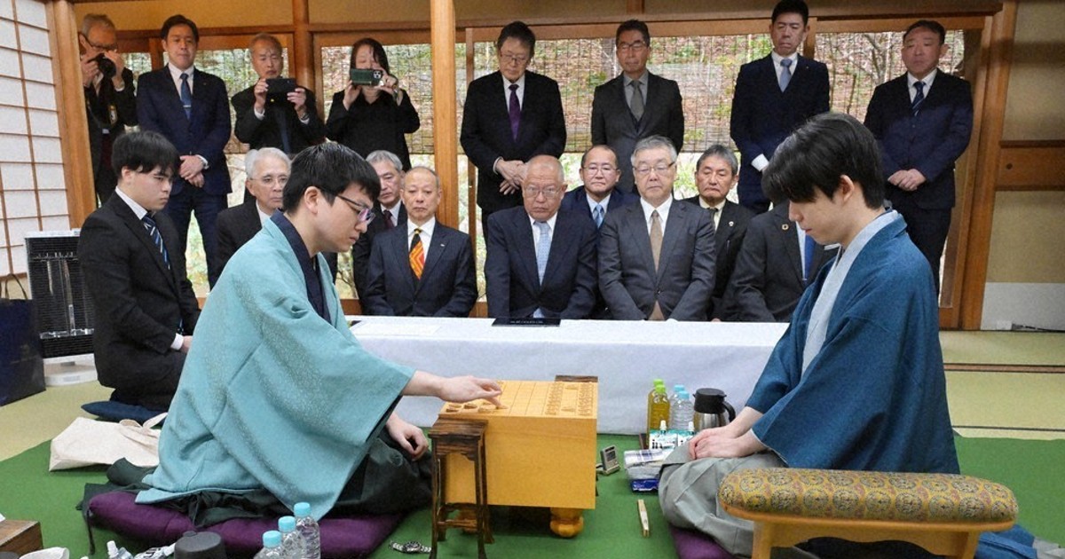 将棋：将棋 王将戦七番勝負 開幕 | 毎日新聞