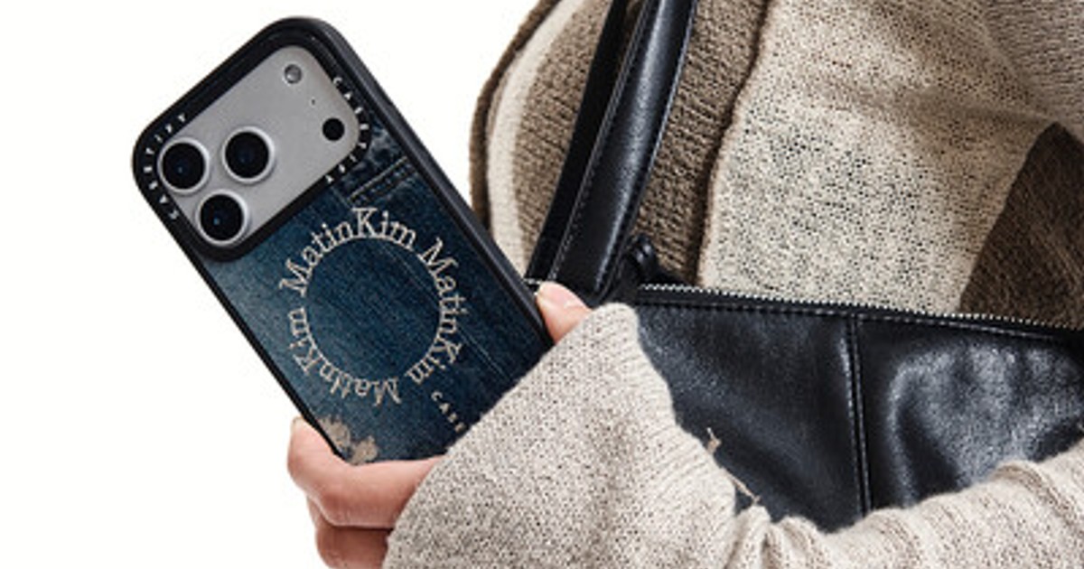 Matin Kim CASETiFY デニム 16pro ケース 韓国発人気ブランド「Matin Kim」がCASETiFYとのコラボレーション