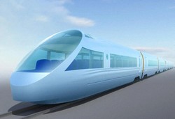 小田急・新型ロマンスカー（80000形）のイメージイラスト＝小田急電鉄提供