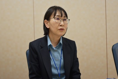 東レ経営研究所の永井知美チーフアナリスト＝東京都千代田区で2025年10月30日午後4時28分、鴨田玲奈撮影