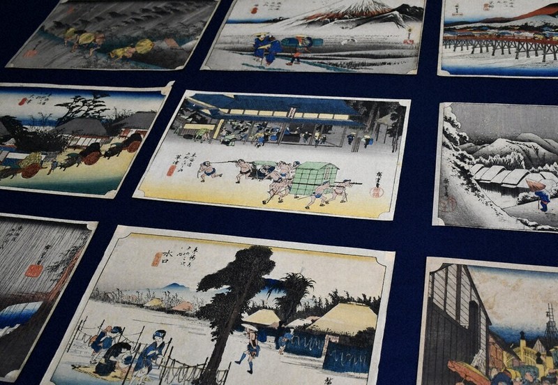 あふれる郷土愛」寄贈 医師・郷土史家 中神氏収集品670点 広重の浮世絵