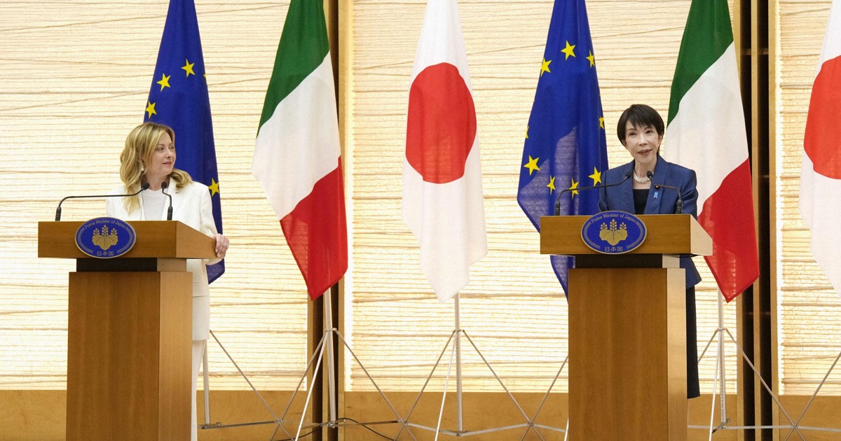 Japan, Italy agree to cooperate in strengthening economic security