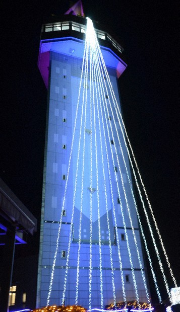 MiRAi」照らす輝き 邑楽で冬イルミ ／群馬 | 毎日新聞