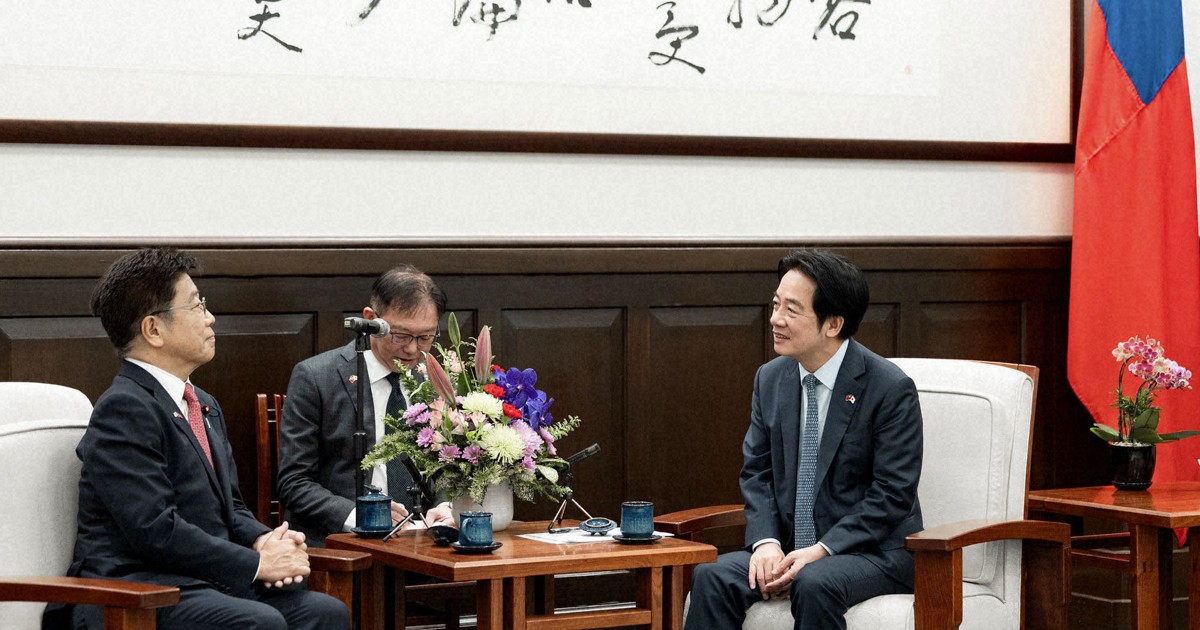 Lai stresses Taiwan Strait peace in talks with Japan ex-top gov't spokesman