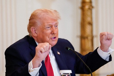 米国のトランプ大統領＝ワシントンで2026年1月16日、ロイター