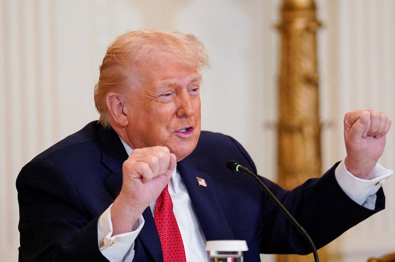 米国のトランプ大統領＝ワシントンで2026年1月16日、ロイター