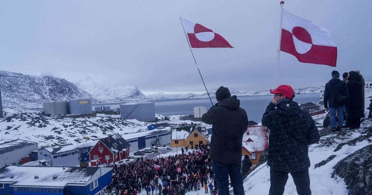 Thousands march in Greenland to support Arctic island in the face of Trump's threats to take it over