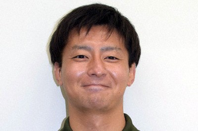 全国高校ラグビーの主審を務めた西峰謙二郎さん＝白浜町役場で、大澤孝二撮影