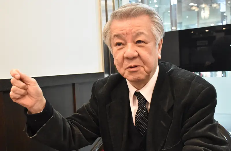 一水會的木村三浩代表＝東京都新宿區於2025年12月19日下午3點12分，太田敦子攝影