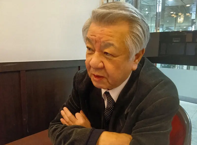 一水會的木村三浩代表＝東京都新宿區於2025年12月19日下午3點10分，太田敦子攝影