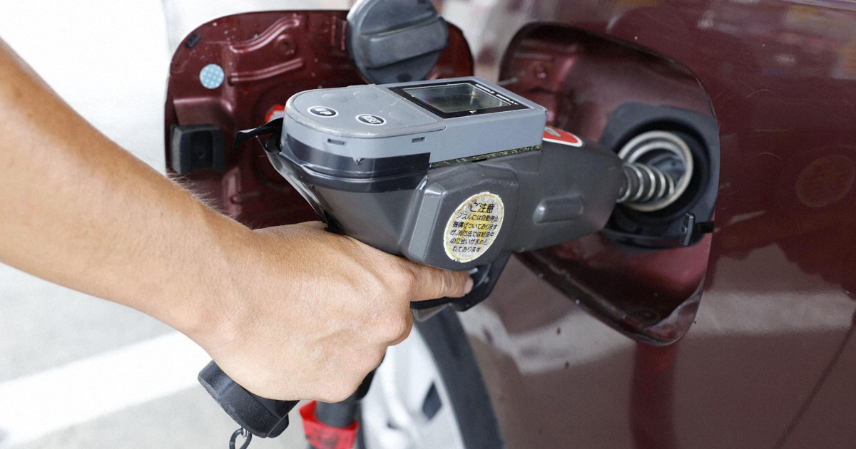 ガソリン平均価格154円70銭　10週連続値下がり　最安値は愛知