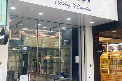 パイロットコーポレーションが北部グルグラムで開業した専門店の外観（2026年1月10日、NNA撮影）