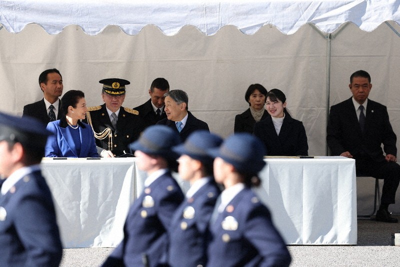 皇宮警察視閲式、天皇ご一家見学 創立140周年 ／東京 | 毎日新聞