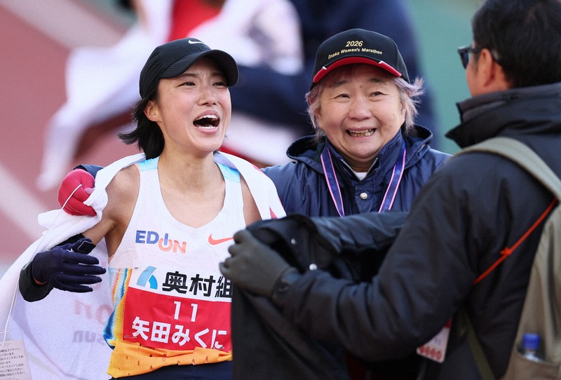 初挑戦の矢田みくに、日本歴代6位の好記録 大阪国際女子マラソン
