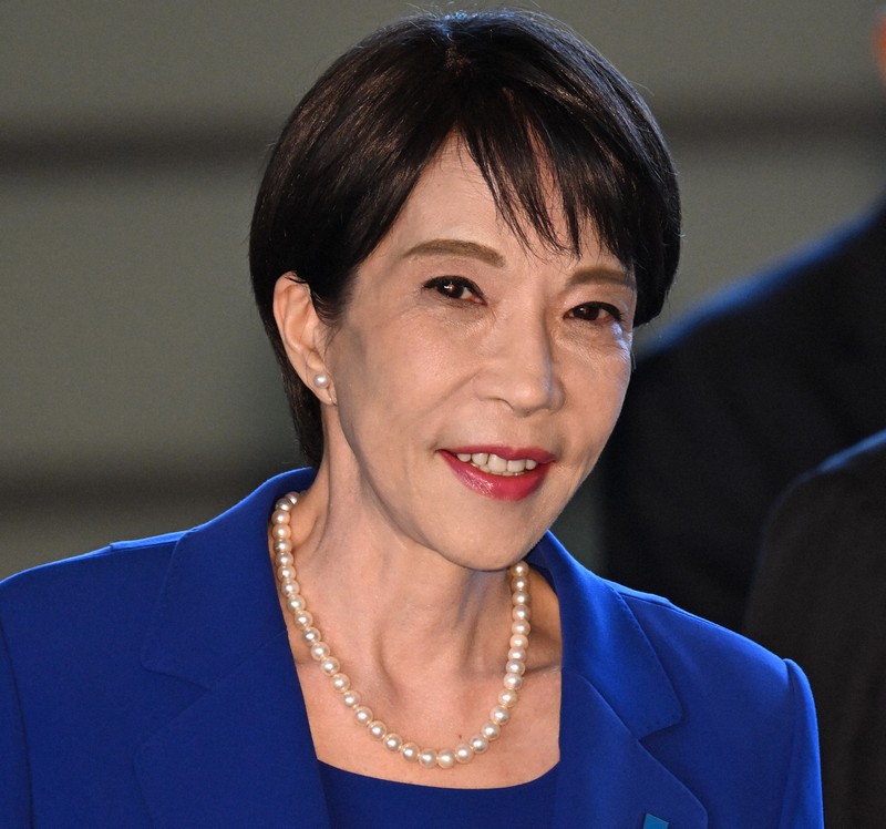 首相官邸に入る高市早苗首相＝2026年1月26日午前11時55分、平田明浩撮影