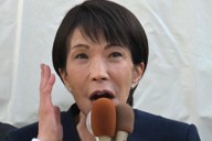 衆院選が公示され、第一声で支持を訴える自民党の高市早苗総裁＝東京都千代田区で2026年1月27日午前10時17分、渡部直樹撮影