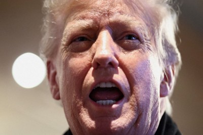 トランプ米大統領＝中西部アイオワ州で2026年1月27日、ロイター