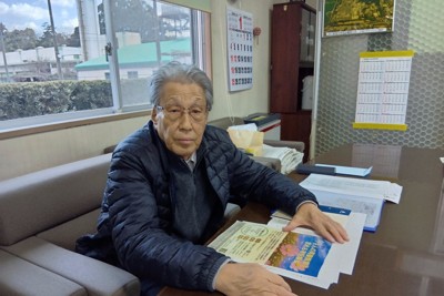 菊池恵楓園入所者自治会で会長代行を務める太田明さんは「ハンセン病患者に向けられた差別に打ち勝つ」として菊池事件の再審請求を支援してきた＝熊本県合志市の同園で2026年1月22日午後2時9分、野呂賢治撮影