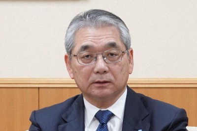 JR西日本の倉坂昇治社長＝大阪市北区で、妹尾直道撮影