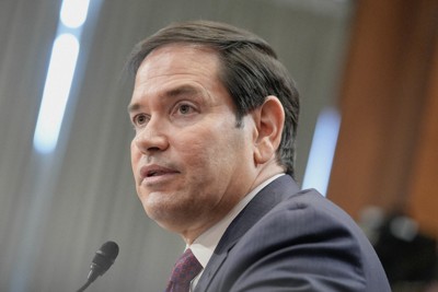 米連邦上院外交委員会の公聴会に出席したルビオ米国務長官＝ワシントンで2026年1月28日、AP