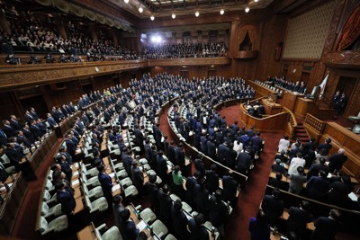 解散された衆議院＝国会内で2026年1月23日午後1時4分、和田大典撮影