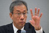 東大皮膚科教授逮捕を受け、記者会見する東大の藤井輝夫学長＝東京都文京区の同大で2026年1月28日午後7時5分、手塚耕一郎撮影