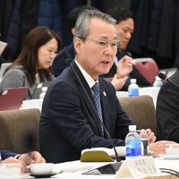 経団連の筒井義信会長＝東京都千代田区で2026年1月27日午前8時2分、塩田彩撮影
