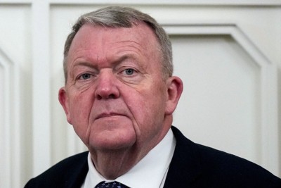 デンマークのラスムセン外相＝エストニアで2026年1月27日、ロイター