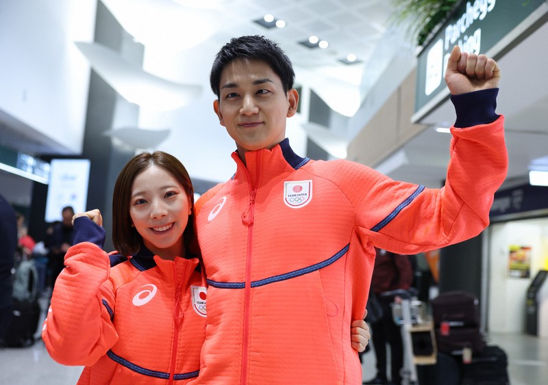 リンクサイド：「一番自信を持って挑める」 りくりゅうがミラノ入り