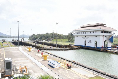 パナマ運河＝パナマで2026年1月19日、松井聡撮影