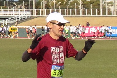 山中伸弥教授「こけちゃいました」も完走　来年へ意欲　別大マラソン