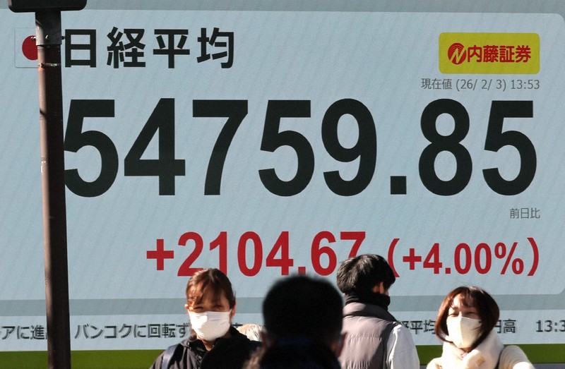 日経平均株価、取引時間中の最高値更新 一時上げ幅2000円超 | 毎日新聞 日経平均株価、取引時間中の最高値更新 一時上げ幅2000円超 | 毎日新聞