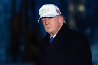 トランプ米大統領＝ワシントンのホワイトハウスで2026年2月1日、AP