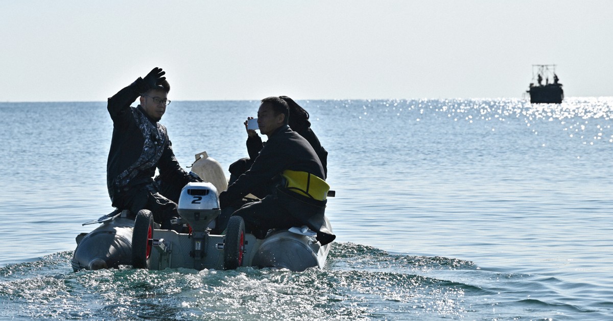 長生炭鉱で7回目の潜水調査始まる 事故から84年 遺骨収容目指す | 毎日新聞