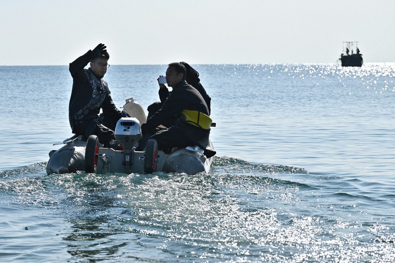 長生炭鉱で7回目の潜水調査始まる　事故から84年　遺骨収容目指す