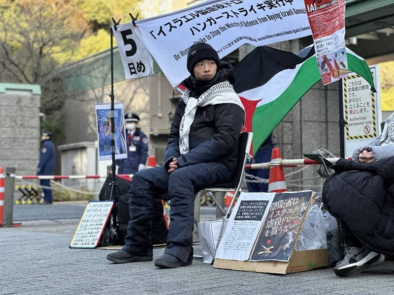 防衛大OB、イスラエル製ドローン導入に反対　ハンストで訴え