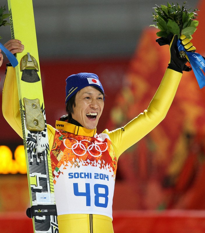 ソチ2014：7大会連続五輪で銀メダル レジェンド・葛西紀明を突き動かし