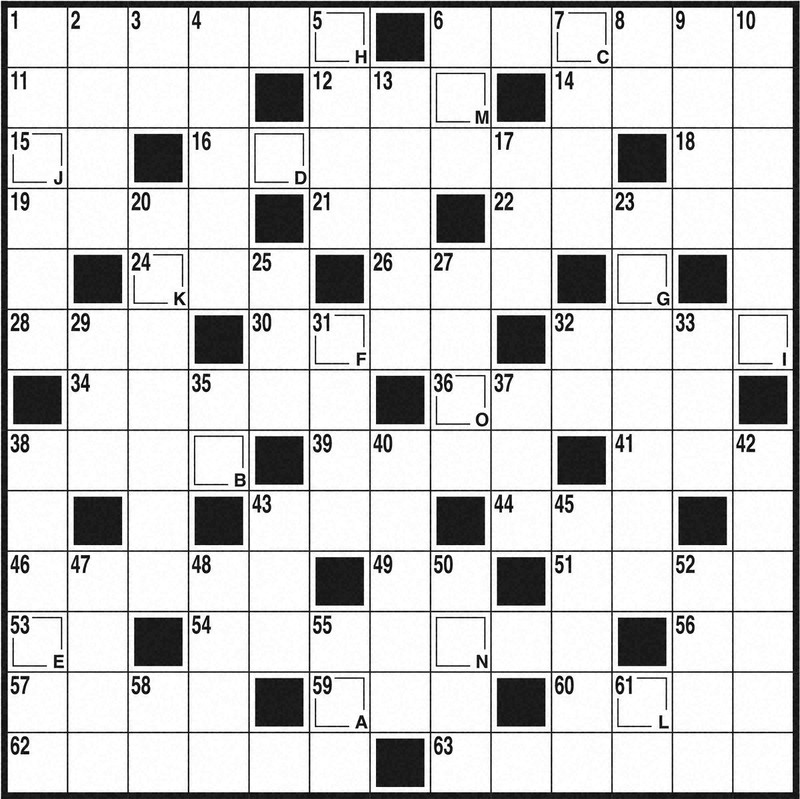 クロスワード印刷用：クロスワード「第918回」 | 毎日新聞