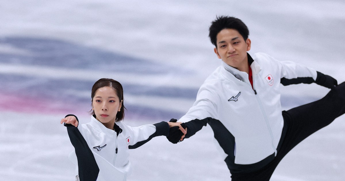 フィギュア団体開幕へ　りくりゅうが調整、好調キープ　ペアSP