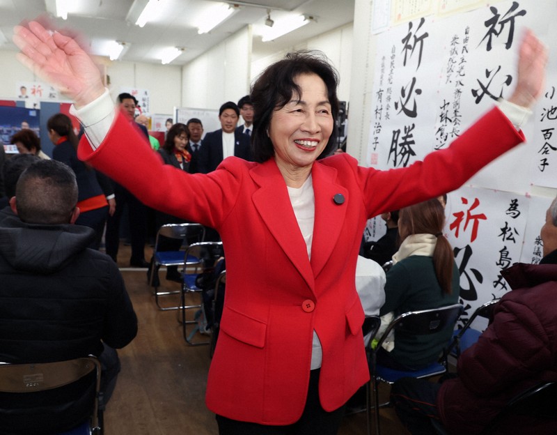 当選確実の自民・松島みどり氏 「これほど手応え感じた選挙ない