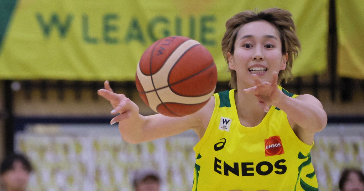 ENEOS宮崎早織 引退セレモニーで涙 バスケットWリーグ [写真特集2/21