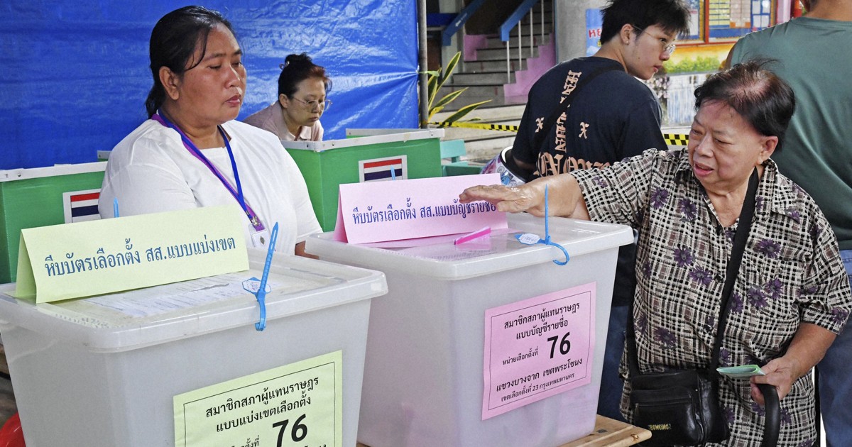 Voting begins in Thailand's general election