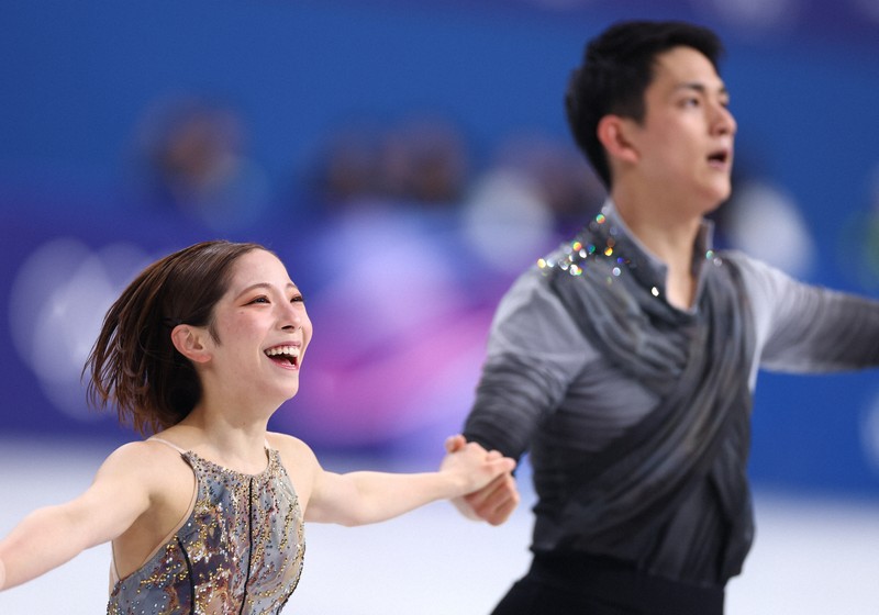 リンクサイド：りくりゅう「絶対戻ってこようねって」 五輪フィギュア